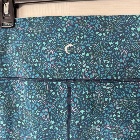 NWT Zyia Teal Patterned Leggings - Picture 6 of 8